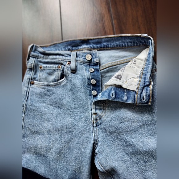 Levi's 501 Skinny Raw Hem Jeans | Size women 25 - Picture 10 of 12